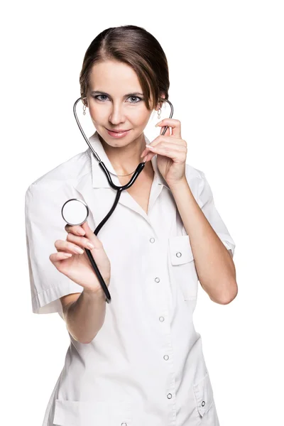 Een vrouwelijke arts — Stockfoto