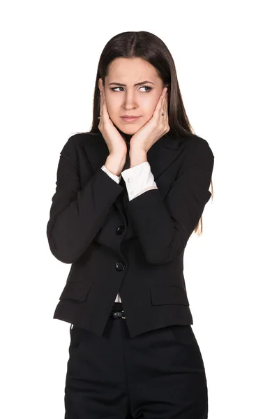 Confused woman — Stock Photo, Image