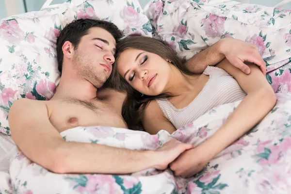 Sleeping couple — Stock Photo, Image
