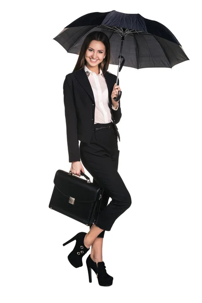 Attractive smiling business woman — Stock Photo, Image