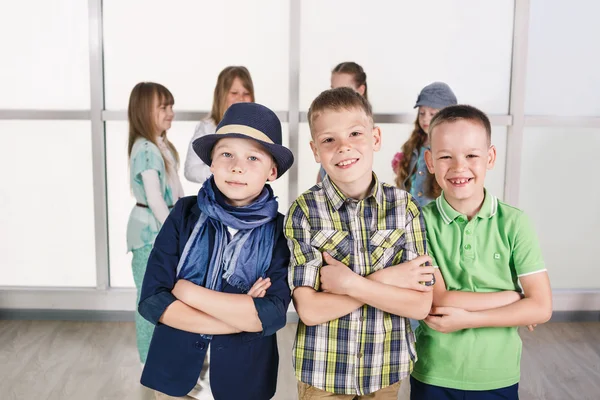 Three little boys — Stock Photo, Image