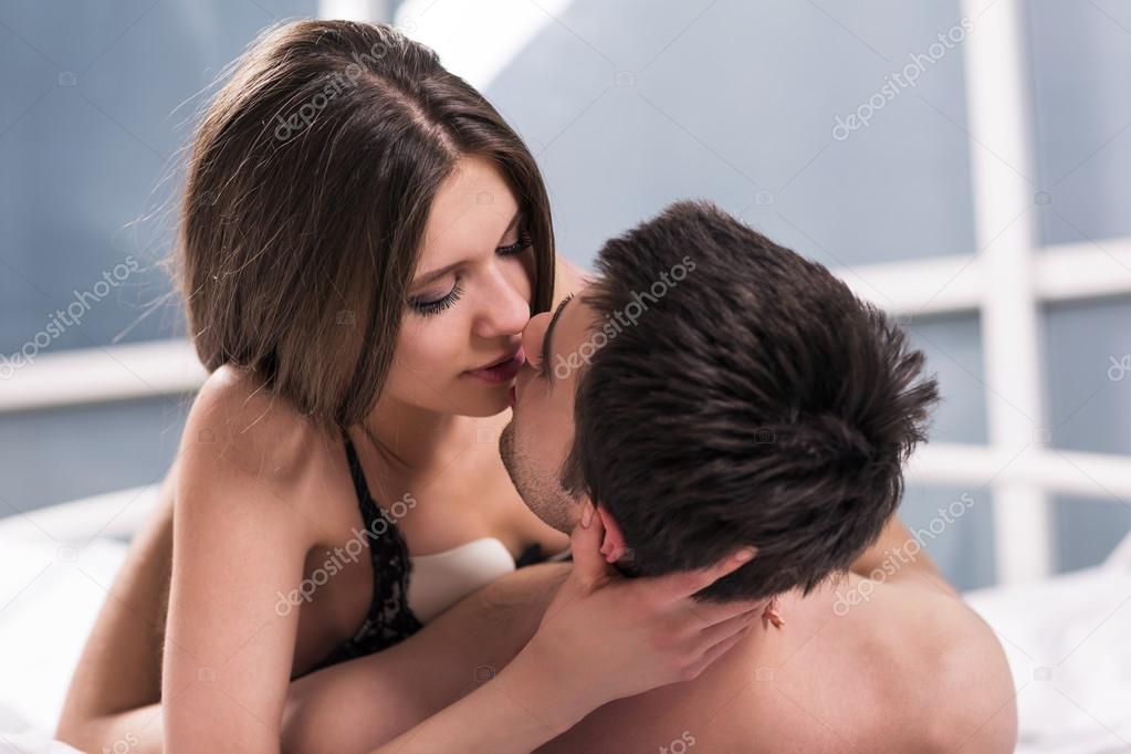 Young passionate couple