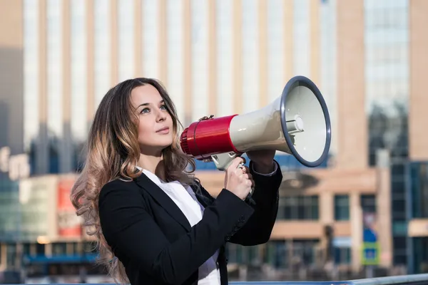 Ung affärskvinna — Stockfoto