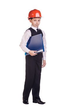 kask içinde mutlu genç
