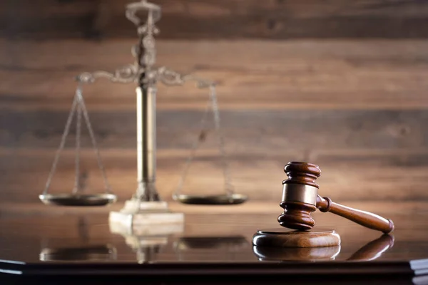 Νομική Έννοια Σύνθεση Νομικών Συμβόλων Δικαστές Gavel Γλυπτική Του Θέμη — Φωτογραφία Αρχείου