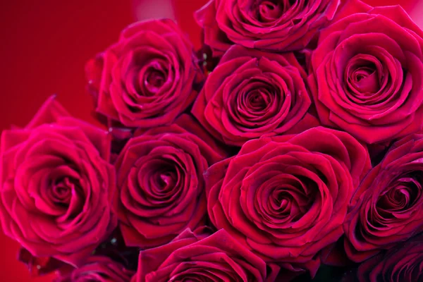 Концепція Дня Матері Подарунок Мамі Букет Троянд — стокове фото