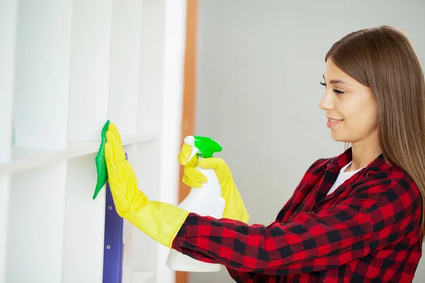 Professional Janitor Are Cleaning The Modern Office — Stock Photo, Image