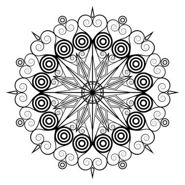 yuvarlak tasarım öğesi