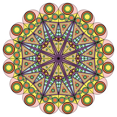 yuvarlak süs ögesi