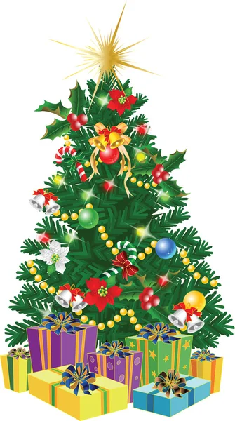 Kerstboom — Stockvector