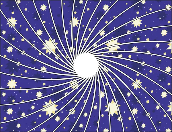 Gökyüzü ve yıldızlar — Stok Vektör