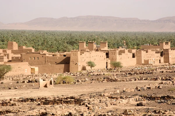 Марокко - древняя укреплённая деревня — стоковое фото