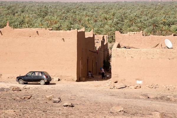 Marrocos antiga aldeia fortificada — Fotografia de Stock