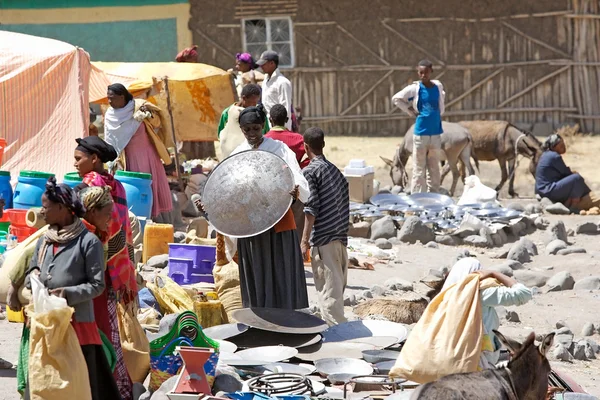 Afrika landelijke markt — Stockfoto