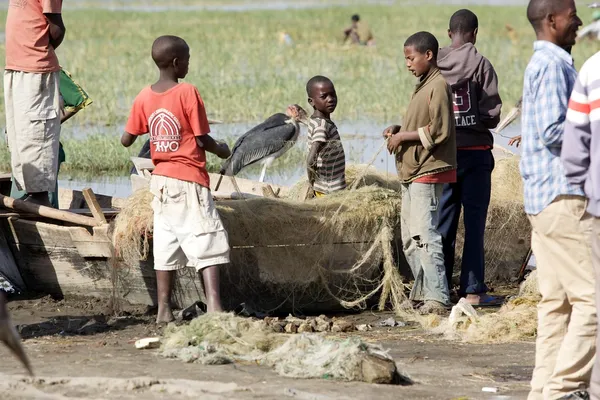 Afrikanische Fischer — Stockfoto