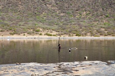 el sod krater Gölü Etiyopya
