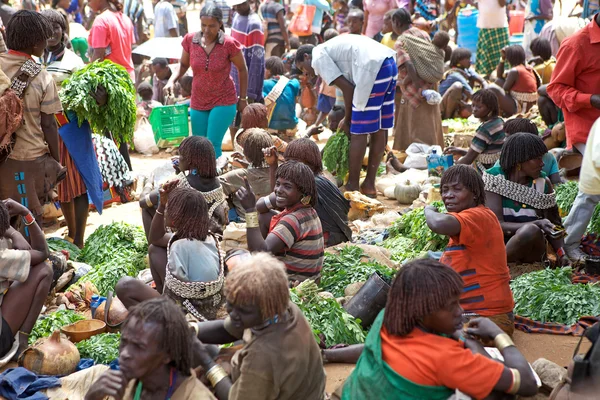 Afrikanischer Markt — Stockfoto