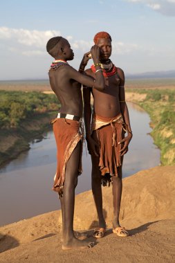 African tribal kadınlar