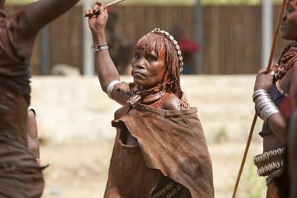 Alte afrikanische Frau — Stockfoto