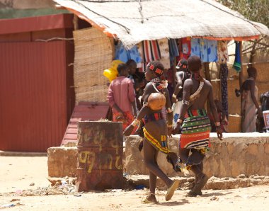 Afrikalı kadınların Market