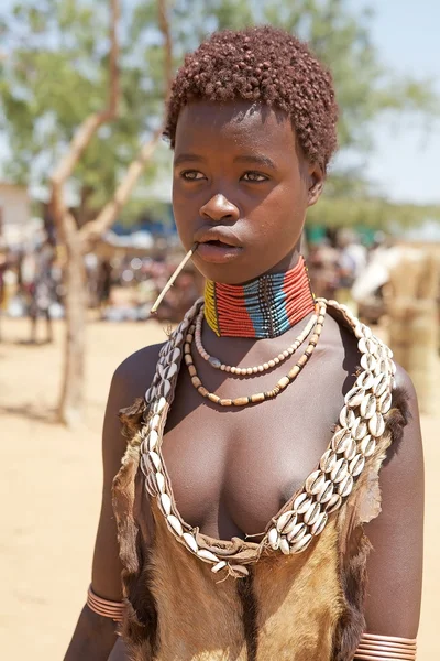 Afrikansk kvinna — Stockfoto