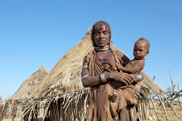 Madre e figlio africani — Foto Stock