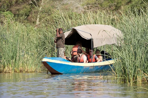 Africké turistika — Stock fotografie