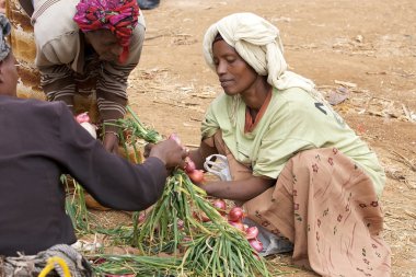 Afrikalı kadınların Market