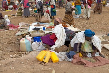 Afrikalı kadınların Market