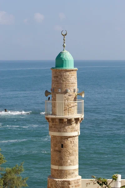 Minaret van de moskee — Stockfoto