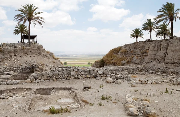 Megiddo ruiner — Stockfoto