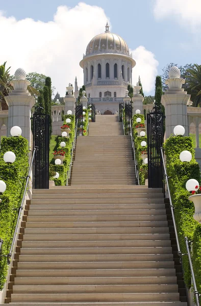 Haifa bahai jardim — Fotografia de Stock