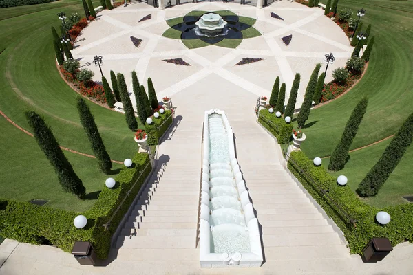 Haifa Bahai garden — Stock Photo, Image