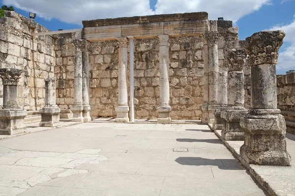 Capharnaum synagogue — Stock Photo, Image