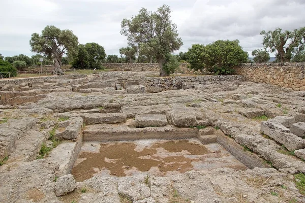 Egnazia Ancient City Messapii Egnazia Apulia Medieval Bishopric Which Remains — Foto de Stock