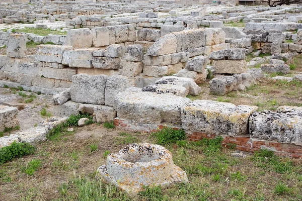 Egnazia Ancient City Messapii Egnazia Apulia Medieval Bishopric Which Remains — 图库照片