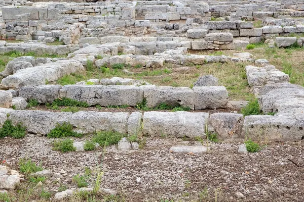 Egnazia Était Une Ancienne Ville Des Messapii Car Egnazia Pouilles — Photo