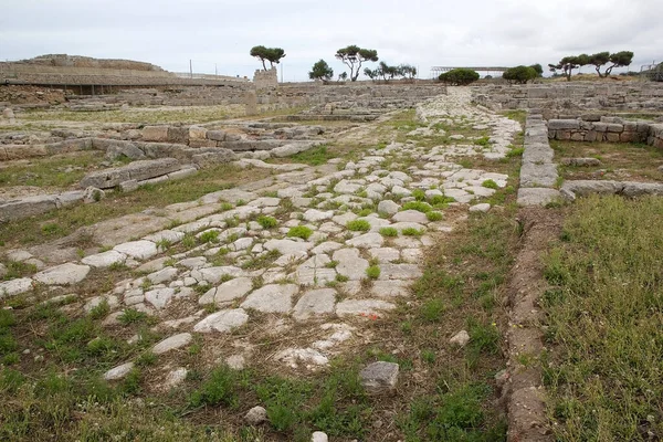 Egnazia Était Une Ancienne Ville Des Messapii Car Egnazia Pouilles — Photo