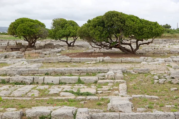 Egnazia Ancient City Messapii Egnazia Apulia Medieval Bishopric Which Remains — Foto de Stock