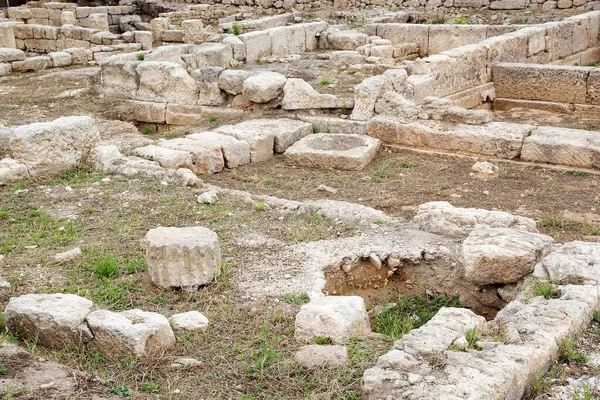 Egnazia Était Une Ancienne Ville Des Messapii Car Egnazia Pouilles — Photo