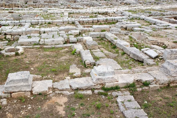 Egnazia Ancient City Messapii Egnazia Apulia Medieval Bishopric Which Remains — 图库照片