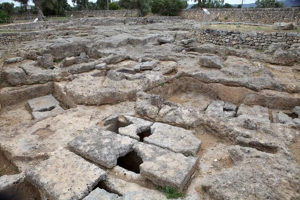 Egnazia Ancient City Messapii Egnazia Apulia Medieval Bishopric Which Remains — Stock Photo, Image