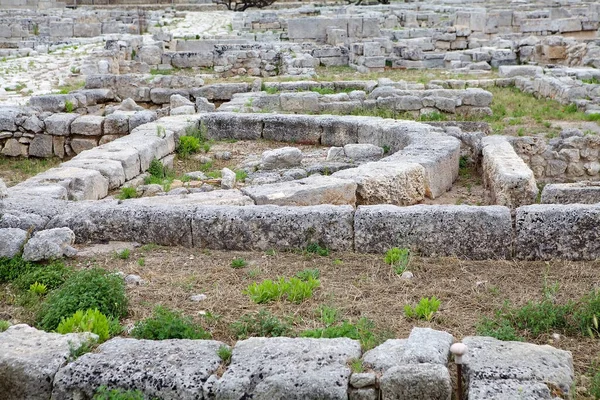 Egnazia Ancient City Messapii Egnazia Apulia Medieval Bishopric Which Remains — Fotografia de Stock