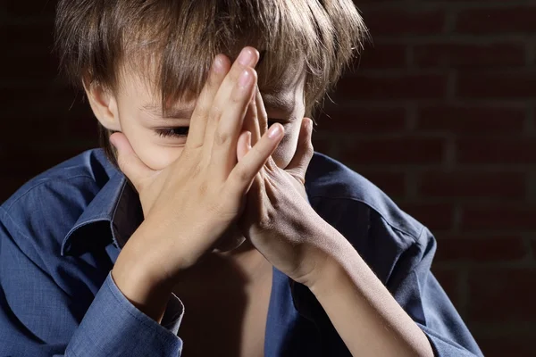 Crying little boy — Stock Photo, Image