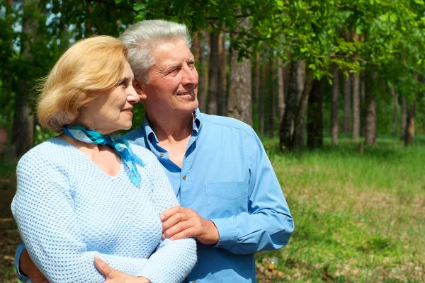 Great older are enjoying the air — Stock Photo, Image