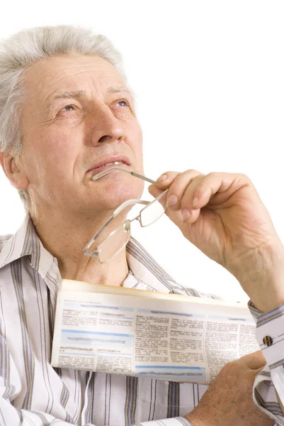 Great eldery senior — Stock Photo, Image