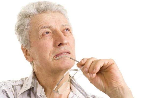 Denkende ältere Menschen — Stockfoto