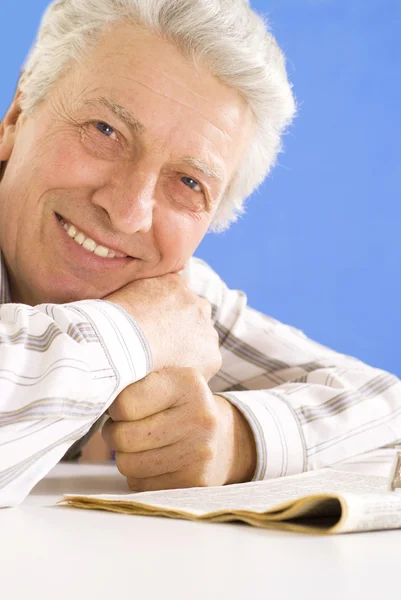 Interesting old senior — Stock Photo, Image