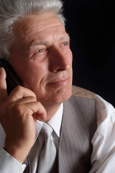 Handsome mature man in suit — Stock Photo, Image