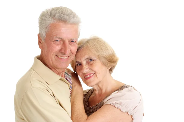 Cute elderly couple — Stock Photo, Image